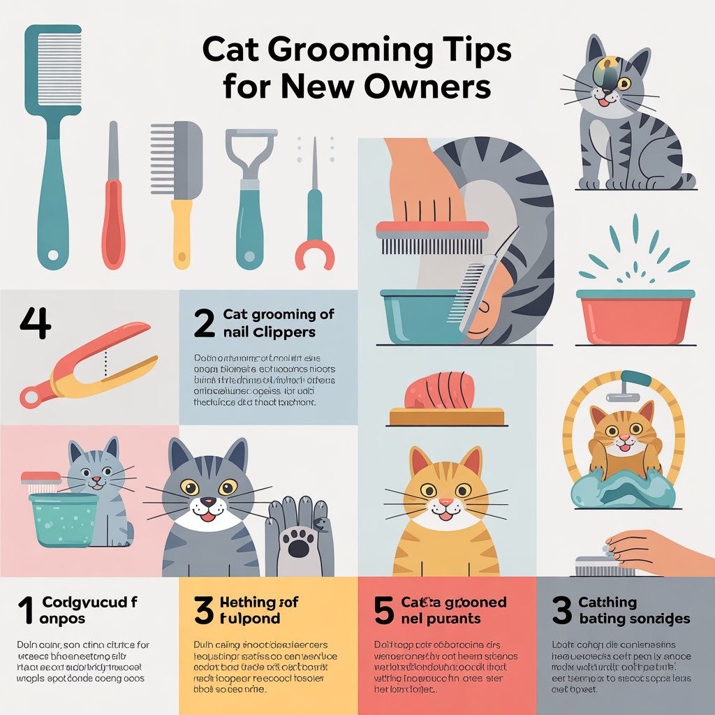 grooming tips for new cat owners