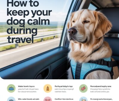keep dog calm during travel