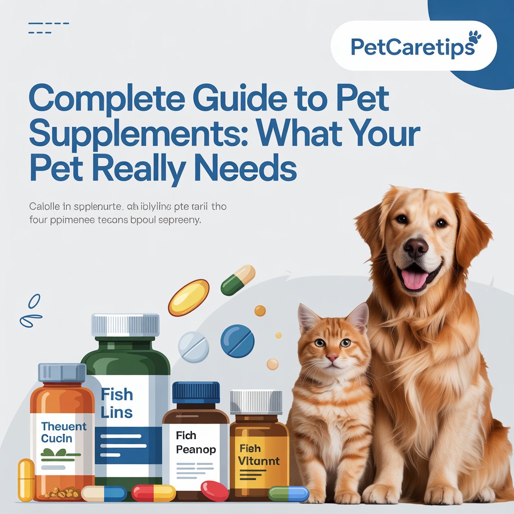 Complete Guide to Pet Supplements: What Your Pet Really Needs