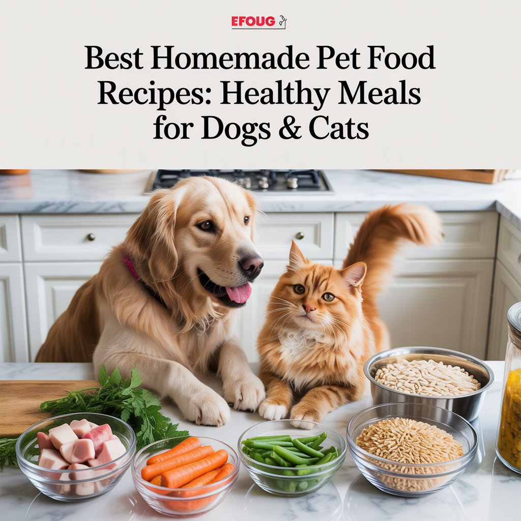 Best Homemade Pet Food Recipes: Healthy Meals for Dogs & Cats