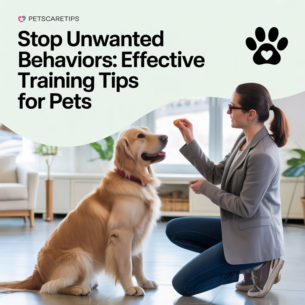 Stop Unwanted Behaviors: Effective Training Tips for Pets”